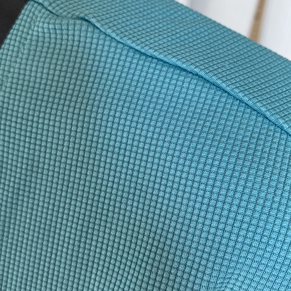 Halara V Neck Short Sleeve Pocket Waffle Casual Romper - Picture 3 of 8